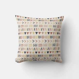 Boho Abstracte Streepjes Stip Tribale Symbool Patr Kussen