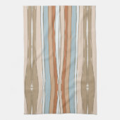Boho Abstracte Stripes Theedoek (Verticaal)