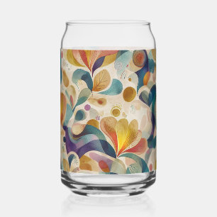 Boho Abstrait Aquarelle Floral Tourbillon Or Turqu