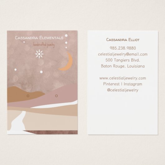 Boho Abstrait moderne (Devant & derrière)