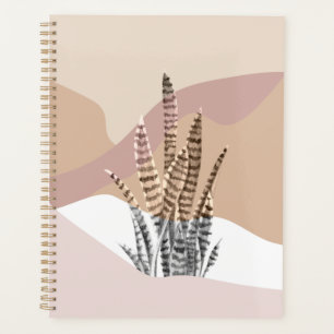Boho Abstrait Moderne Succulente