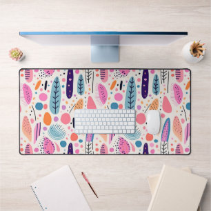 BOHO Abstrait Motif Pastel Botanical