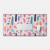 BOHO Abstrait Motif Pastel Botanical (Clavier et souris)