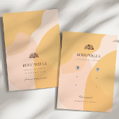 Boho Abstrait Shapes Earring Display avec logo