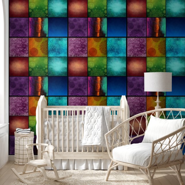 Boho-achtergrond Behang (Kinderen)