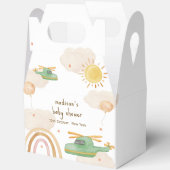 Boho Adventure Helicopter Airplane Baby Shower Bedankdoosjes (Open)