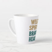 Boho Adventure Wild Spirit Brave Heart Latte Mok (Linkerhoek)