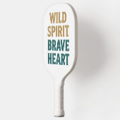 Boho Adventure Wild Spirit Brave Heart Pickleball Paddle (Links)