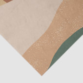 Boho Aesthetic Sunset Modern Art Tissuepapier (Detail)