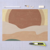 Boho Aesthetic Sunset Modern Art Tissuepapier (Craft)