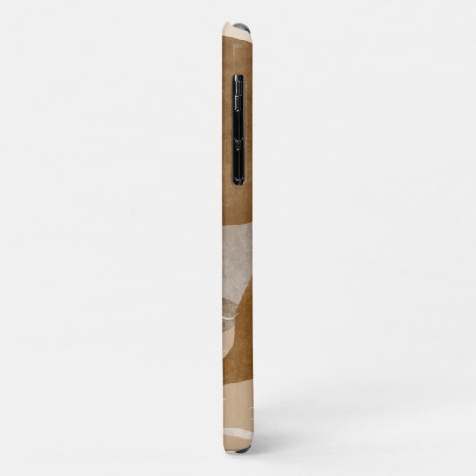 Boho Aesthetisch berglandschap Moderne Kunst Case-Mate iPhone Case (Achterkant/links)