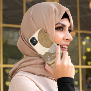 Boho Aesthetisch berglandschap Moderne Kunst iPhone 11 Hoesje