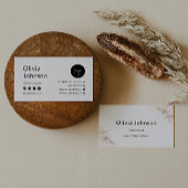 Boho afdrukbare sjabloon voor visitekaartjes