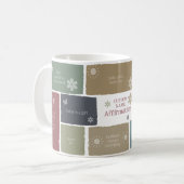Boho Affirmatie en Inspirerend citaat Bloemen Koffiemok (Voorkant links)