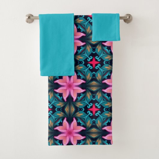 Boho Aliette 3 bleu rose (En situation)