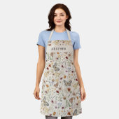 Boho All-Over Print Schort (Gedragen)