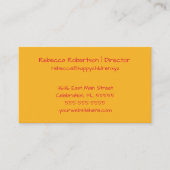 Boho Alphabet Daycare Visitekaartje (Voorkant)