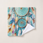 Boho American Indian Dream Catcher, aquarelle (Gant de toilette)