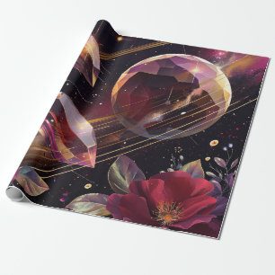 Boho Amethist Hemels Mystiek Patroon Cadeaupapier