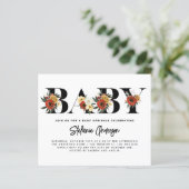 Boho Anemone Botanische Baby Sprinkle (Staand voorkant)