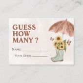 Boho April Douches Devine Combien De Carte De Jeu (Devant)