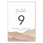 Boho aquarel Abstract | Kaart (Achterkant)