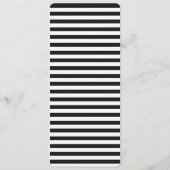 Boho Aquarelle Florale Mariage Menus Dîner (Dos)