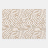 Boho Aquarelle Jungle Safari ensemble papier envel (Devant)