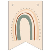 Boho Arc-en-ciel drapeau de l'anniversaire de la m (Troisième drapeau)