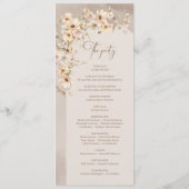 Boho arc été rustique fleur sauvage programme de m (Dos)