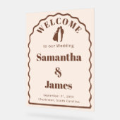 Boho Arch Bienvenue pour les cérémonies de plein a (Angle)