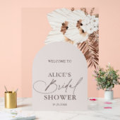 Boho Arch Fête des mariées Bienvenue Symbole acryl (Mariage)