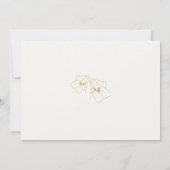 Boho Arch Floral Wedding Save the Date (Achterkant)