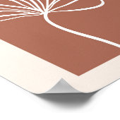 Boho Arch Overmaatse botanische lebben 2 Poster (Hoek)