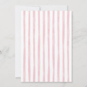 Boho Arch Pink Bow Tutu Cute Ballerina Birthday Kaart (Achterkant)