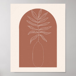 Boho Arch Plant 4 Poster