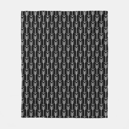Boho Arrow Pattern Accent Fleece Deken (Voorkant)