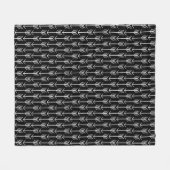 Boho Arrow Pattern Accent Fleece Deken (Voorkant (Horizontaal))