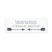 Boho Arrow Return Address Labels (Voorkant)