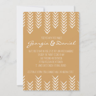 Boho Arrowhead Faire-part de mariage