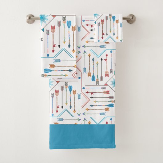 Boho Arrows en Sun V11 ID748 Bad Handdoek (Insitu)
