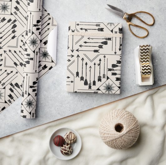 Boho Arrows en Sun V12 ID748 Cadeaupapier (Crafts)
