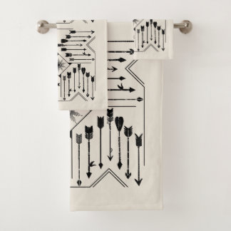 Boho Arrows en Sun V12 Sq ID748 Bad Handdoek