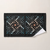 Boho Arrows en Sun V1 ID748 Bad Handdoek (Handdoek)