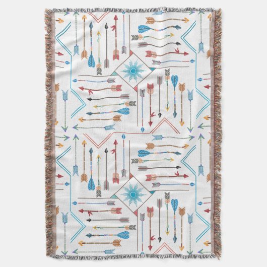 Boho Arrows en Sun V1 ID748 Deken (Voorkant Verticaal)