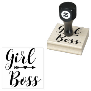 Boho Arrows Girl Boss Rubberstempel
