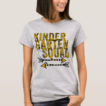 Boho Arrows Kindergarte Squad - Gepersonaliseerd T