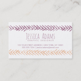 Boho Arrows Visitekaartje