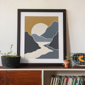 boho art moderne mur Imprimer, Poster de valeur Pa