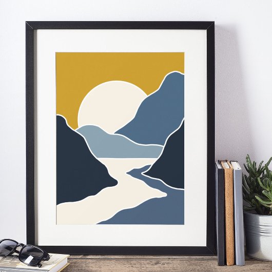 boho art moderne mur Imprimer, Poster de valeur Pa